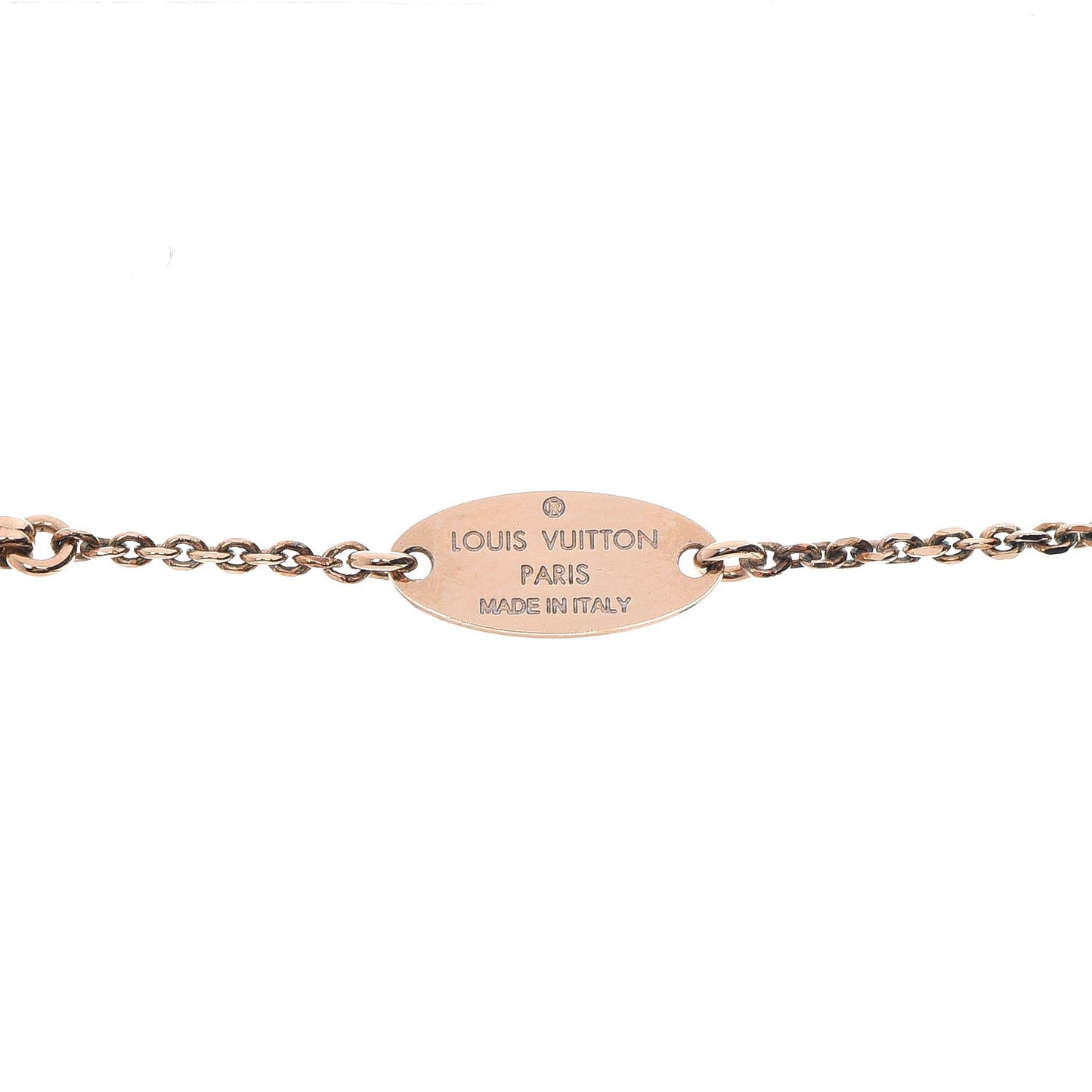LV And Me Letter B Necklace Gold