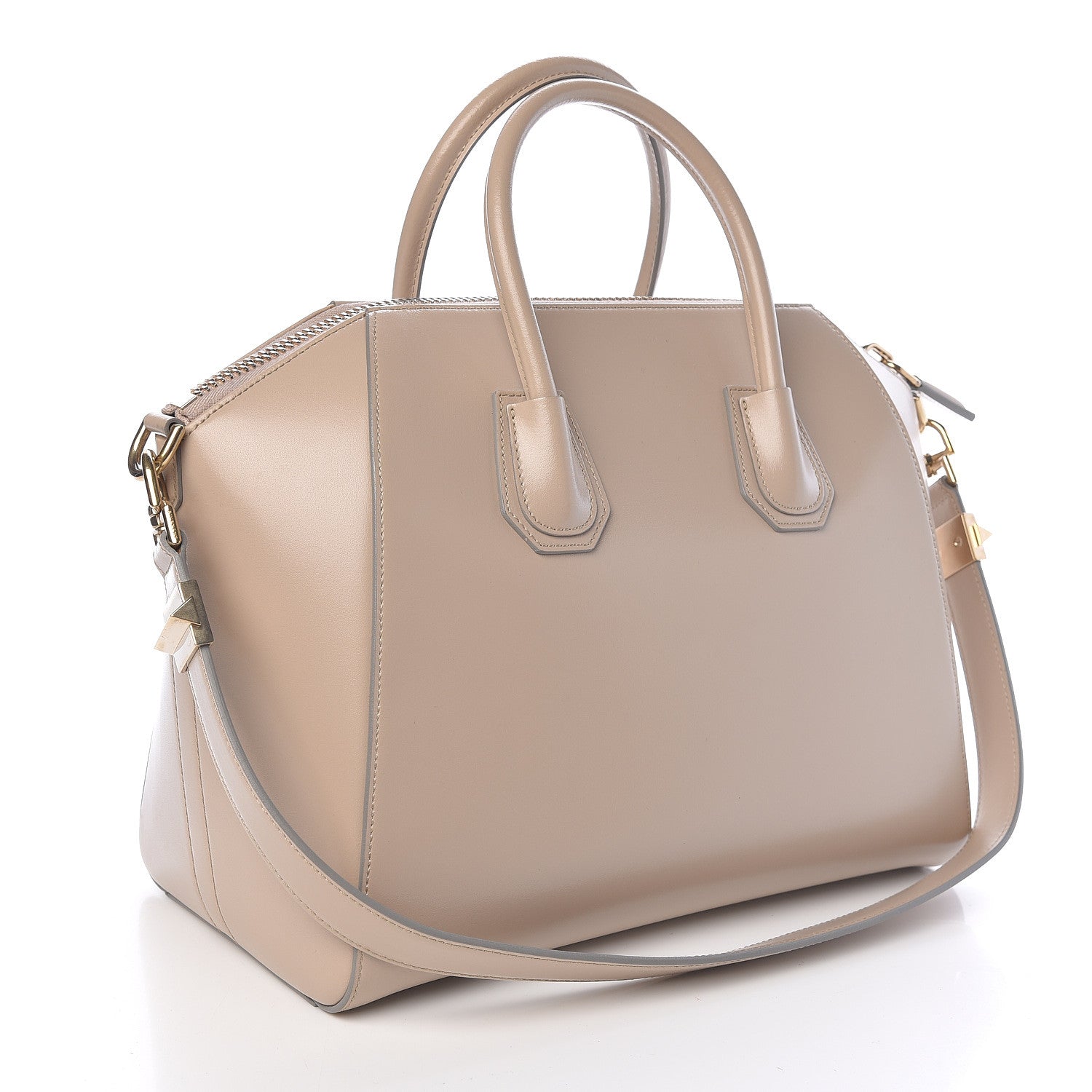 Givenchy Shiny Lord Calfskin Medium Antigona Sand 3 of 10