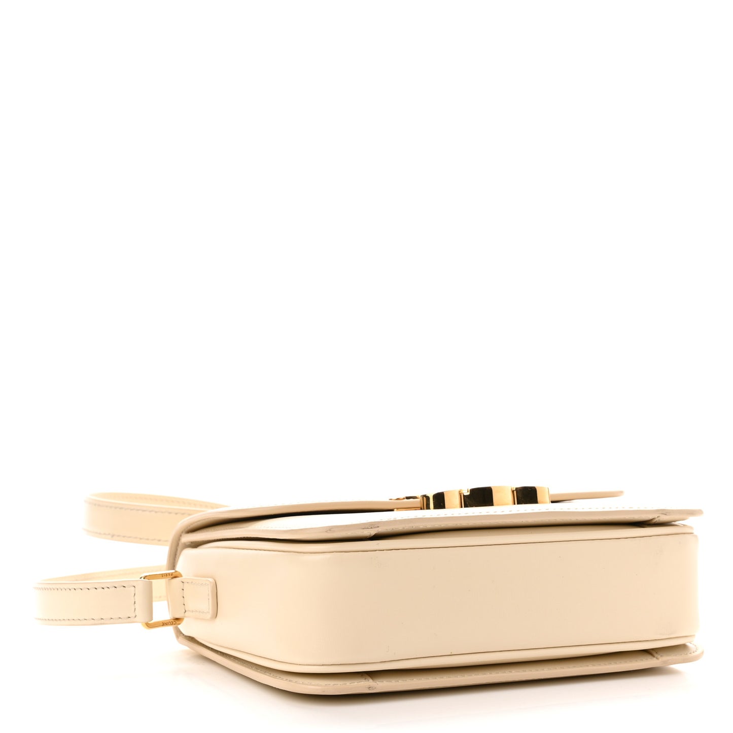 Shiny Calfskin Small Triomphe Vanilla