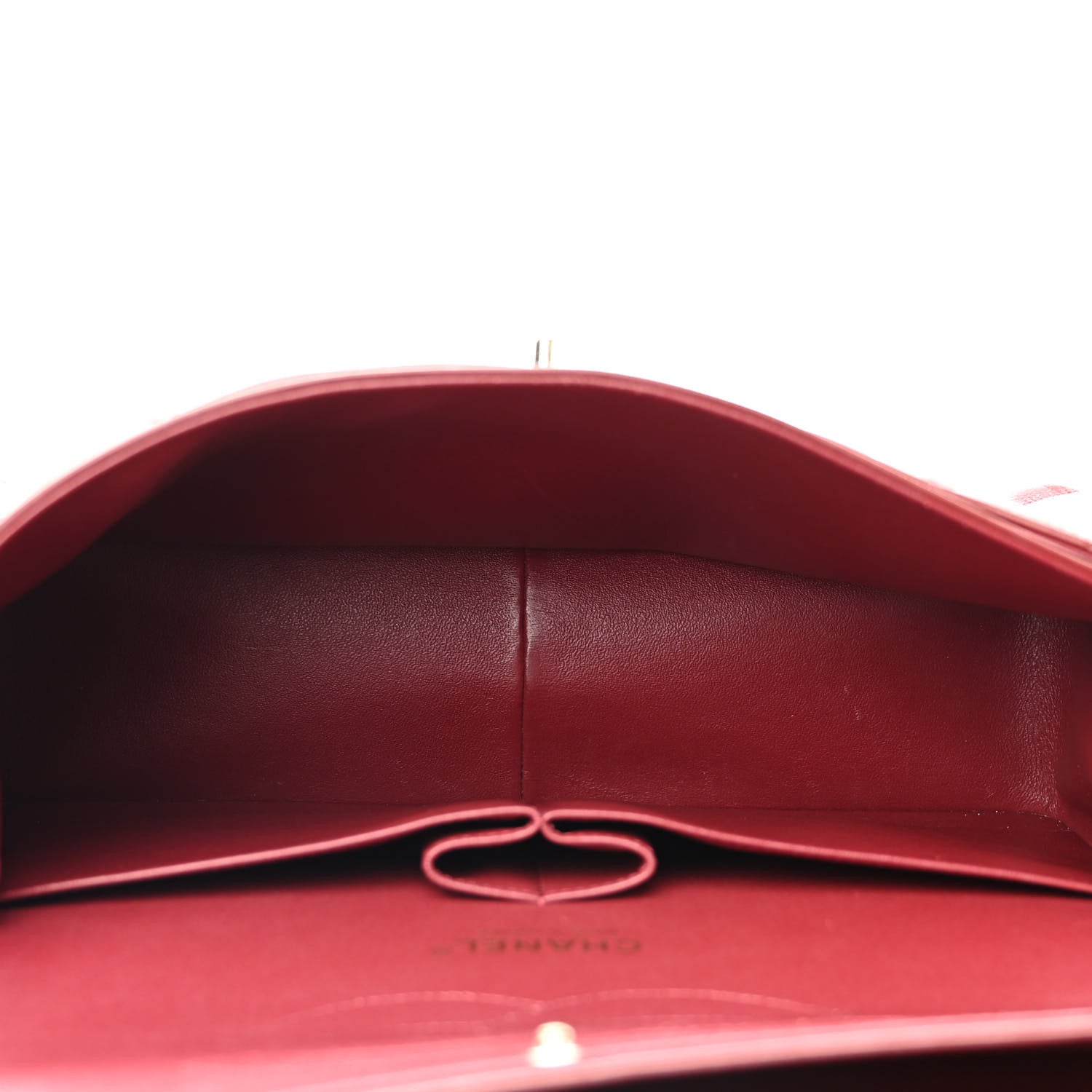 Chanel Lambskin Quilted Jumbo Double Flap Burgundy 5 of 19