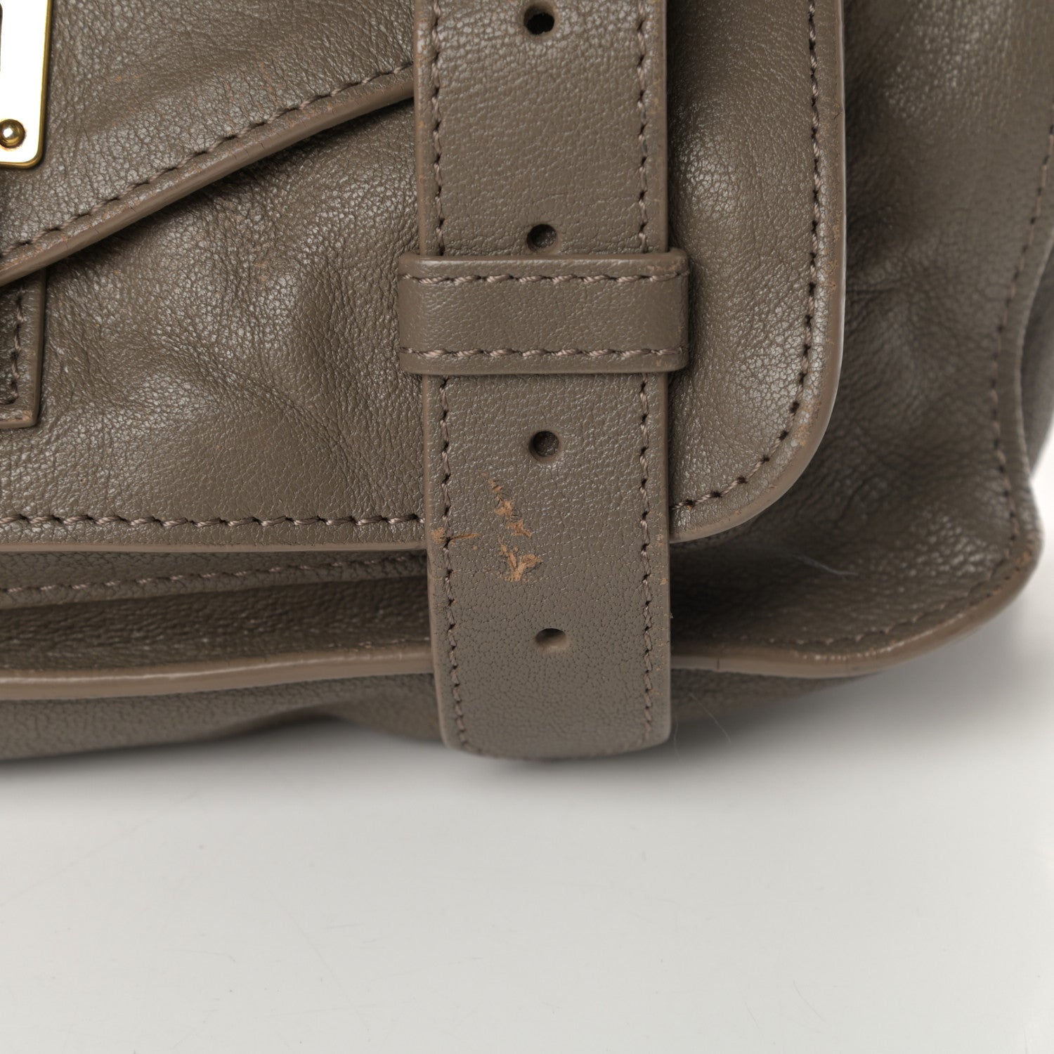 Proenza Schouler Lambskin Tiny PS1 Satchel Smoke 15 of 18