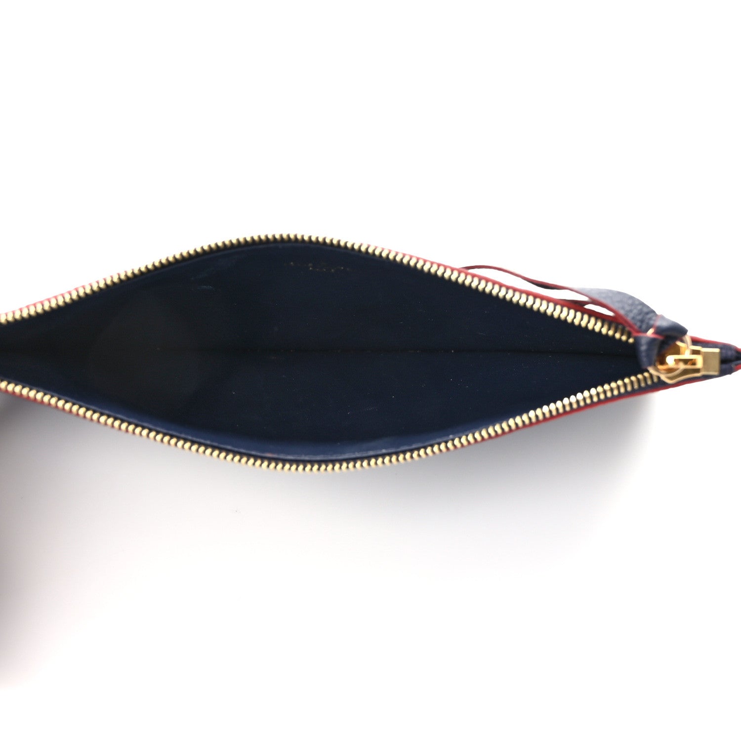 Louis Vuitton Empreinte Felicie Chain Wallet Zippered Insert Marine Rouge 5 of 6
