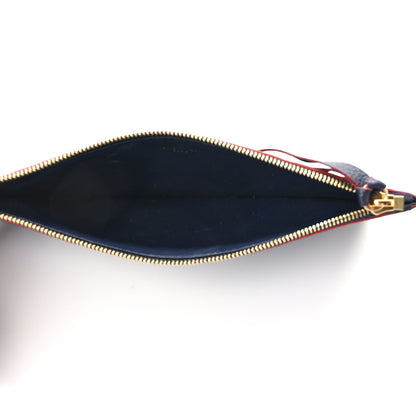 Louis Vuitton Empreinte Felicie Chain Wallet Zippered Insert Marine Rouge 5 of 6