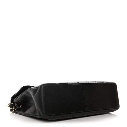 Chanel Lambskin Quilted XL Jumbo Single Flap Black 4 of 21