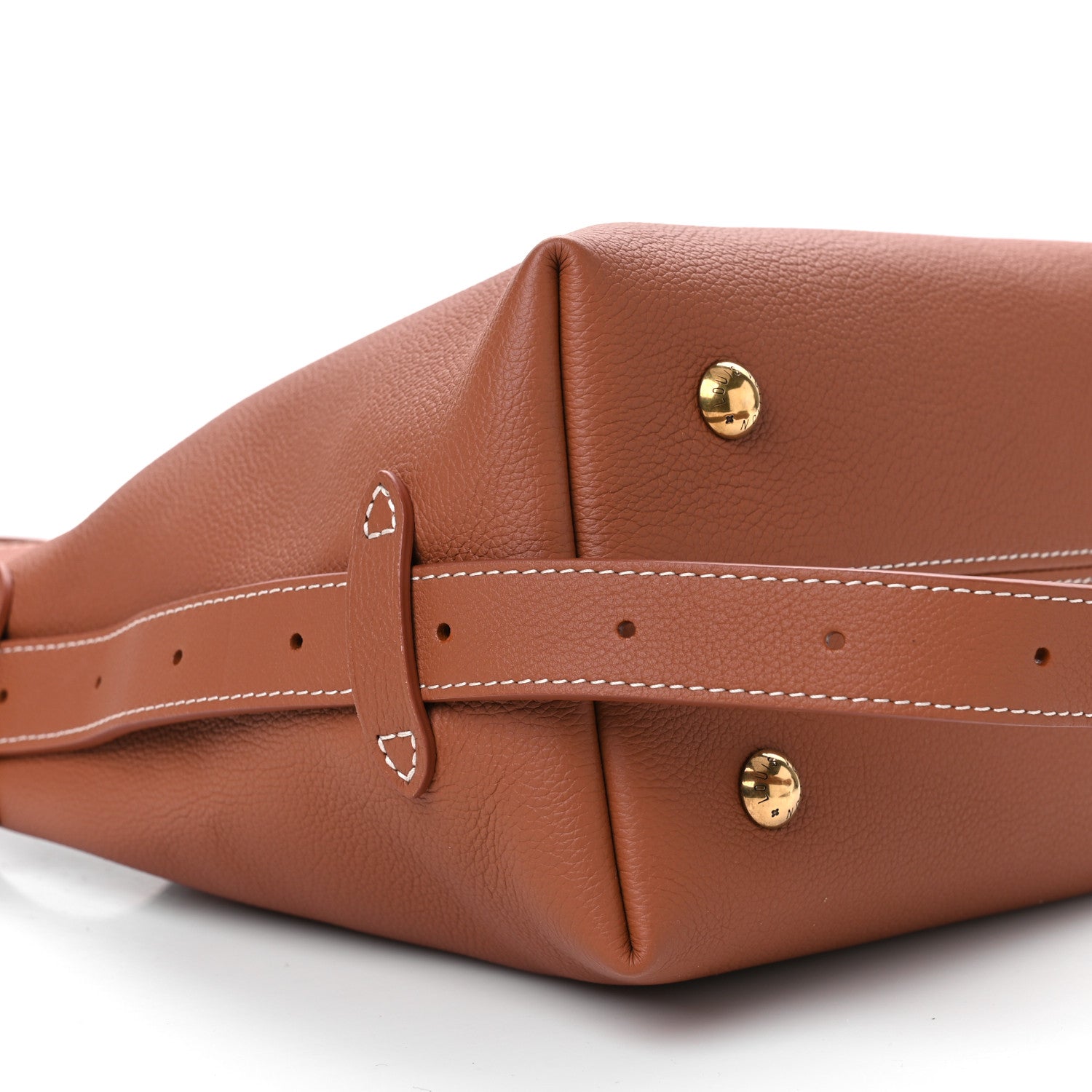 Louis Vuitton Grained Calfskin Low Key Hobo PM Cognac 11 of 12