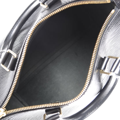 Louis Vuitton Epi Speedy 25 Black 4 of 10