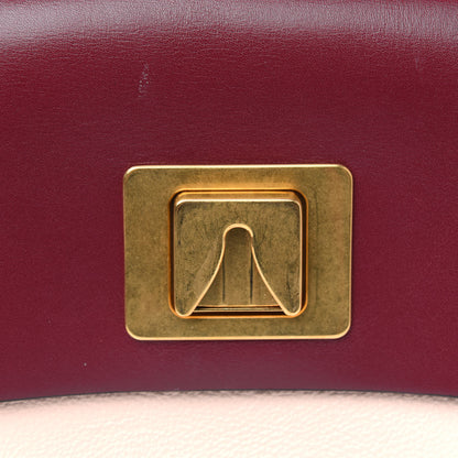Valentino Garavani Smooth Calfskin Small VRing Crossbody Bag Rose Cannelle Light Ivory Cerise 12 of 23