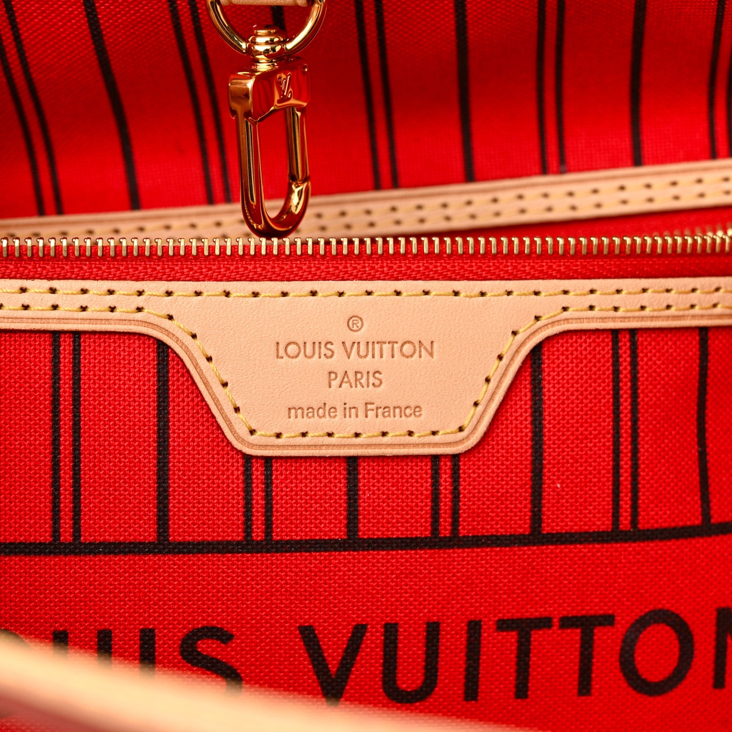 Louis Vuitton Monogram Jungle Dots Neo Neverfull MM Coquelicot Denim 7 of 10
