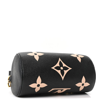 Louis Vuitton Empreinte Monogram Giant Papillon BB Black Beige 5 of 10