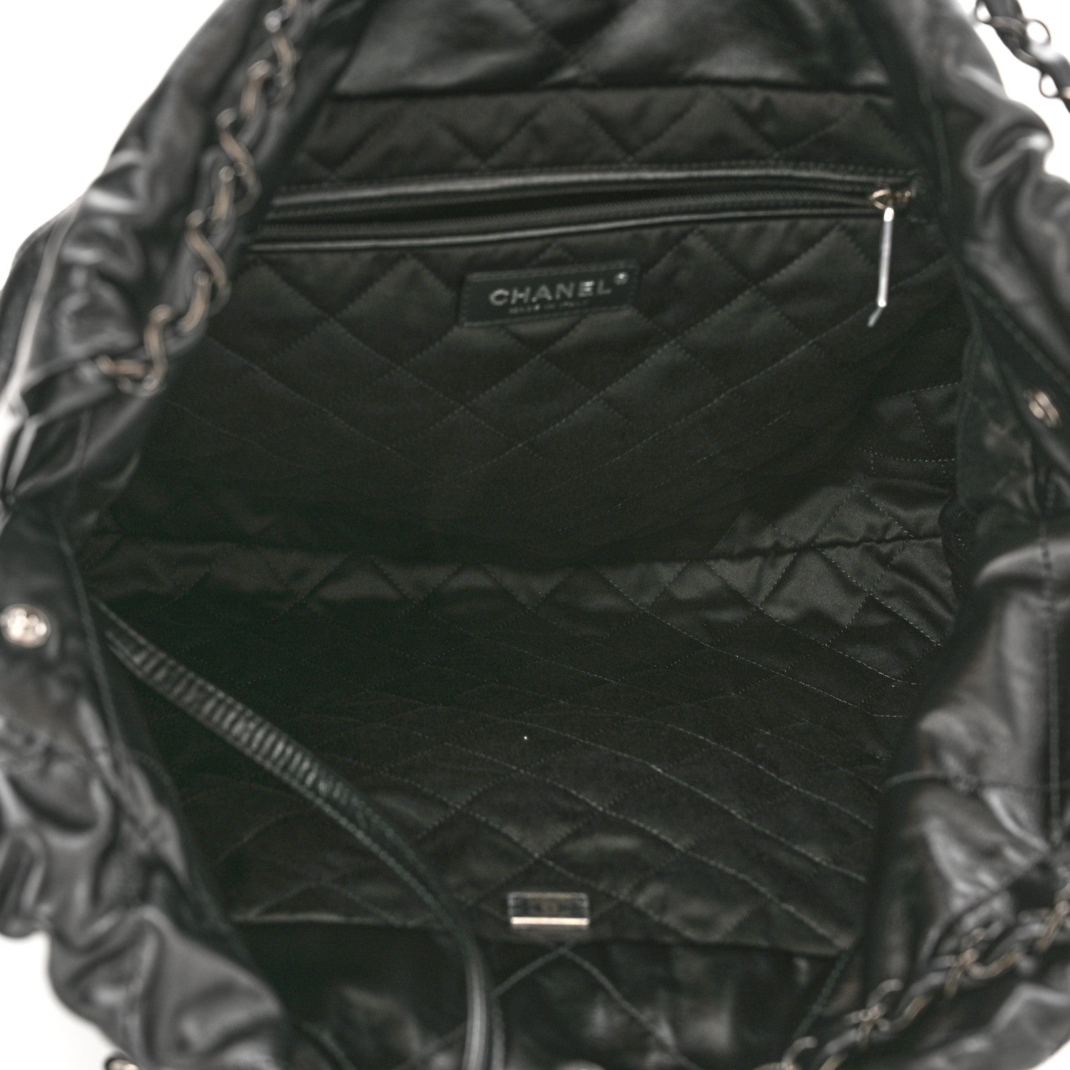 Chanel Shiny Calfskin Quilted Chanel 22 So Black 6 of 11
