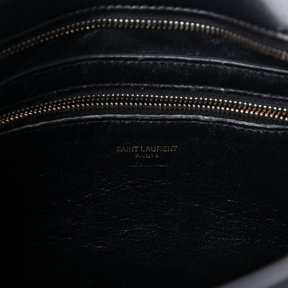 Saint Laurent Smooth Calfskin Small Monogram Cabas Black 6 of 9