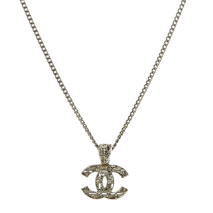 Chanel Tweed Effect CC Necklace Gold 4 of 6