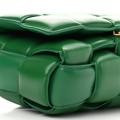 Bottega Veneta Nappa Maxi Intreccio Padded Cassette Crossbody Bag Racing Green 8 of 9