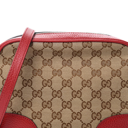 Gucci Monogram Mini Bree Messenger Bag Red 9 of 13