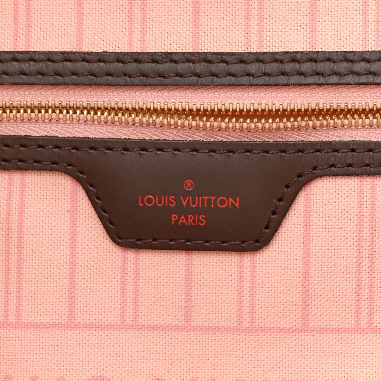 Damier Ebene Neo Neverfull MM Rose Ballerine