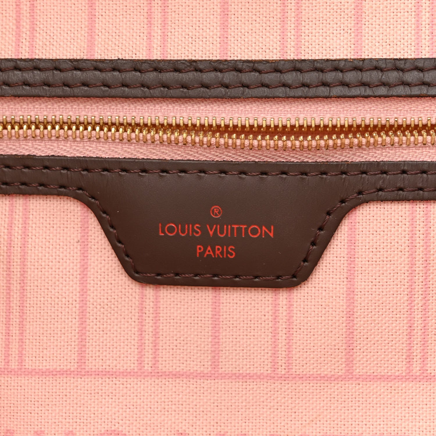 Louis Vuitton Damier Ebene Neo Neverfull MM Rose Ballerine 6 of 11