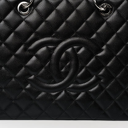Chanel Caviar Quilted Grand Shopping Tote GST Black 8 of 11