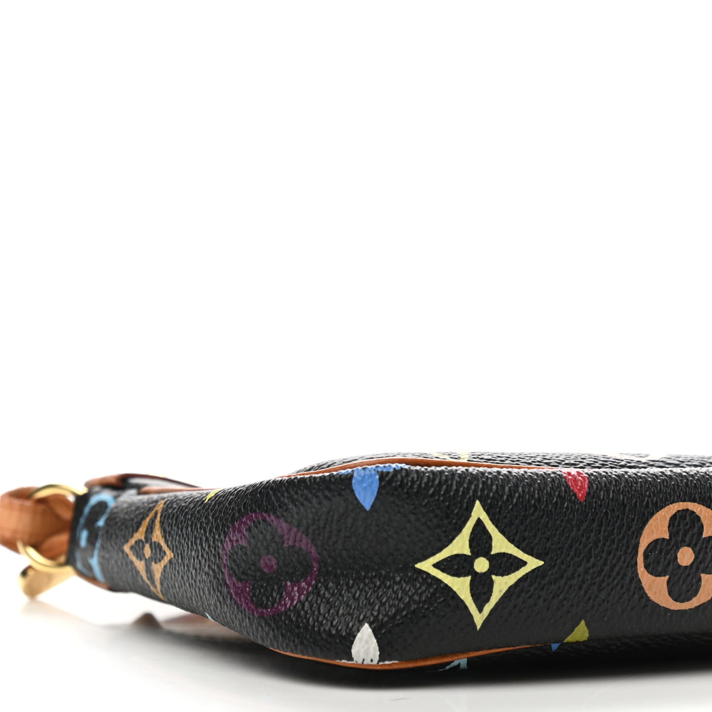 Monogram Multicolor Pochette Accessories Black
