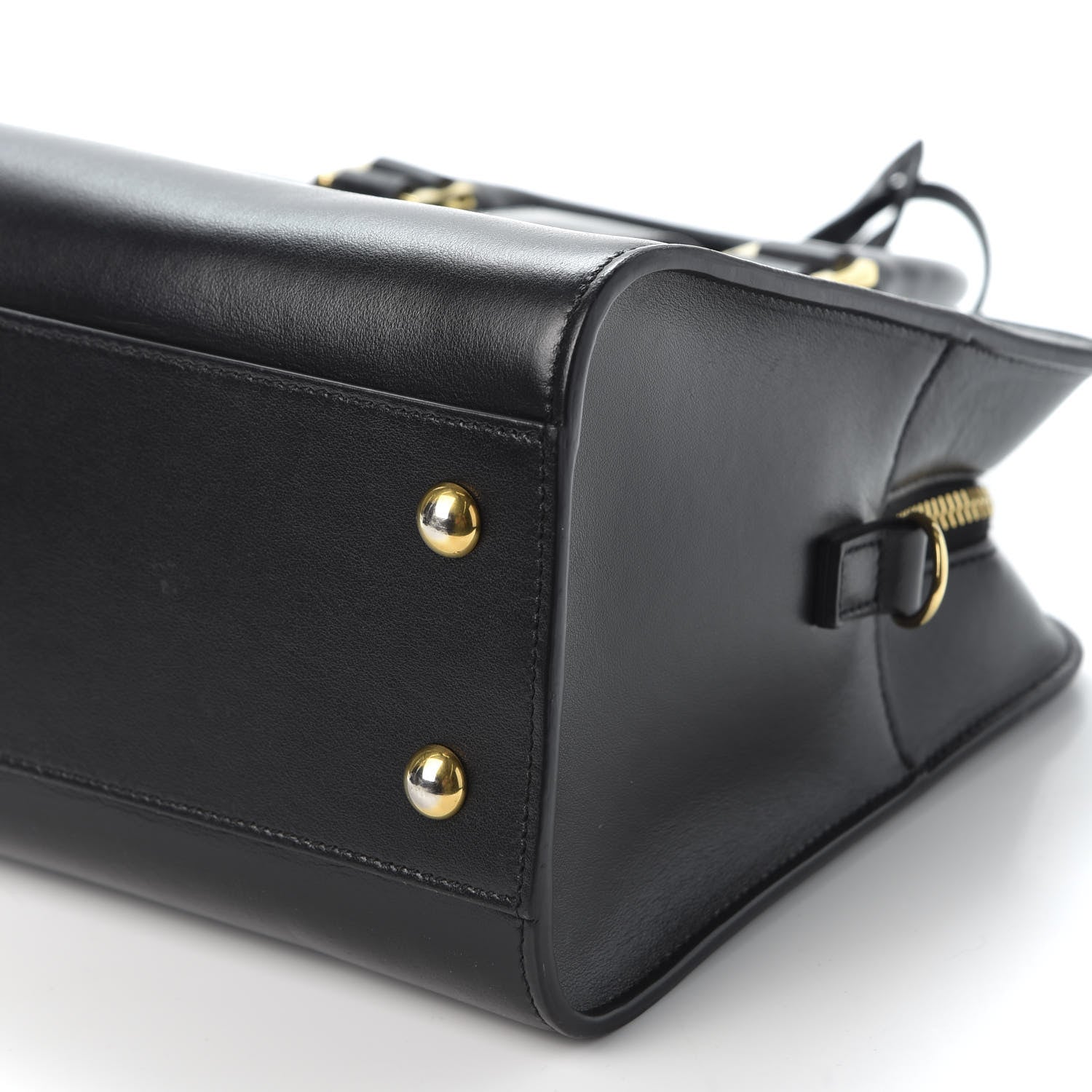 Saint Laurent Calfskin Monogram Baby Cabas Black 6 of 9