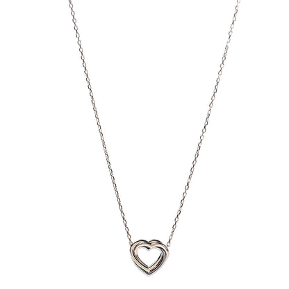 Cartier 18K Pink Yellow White Gold Trinity Heart Necklace 1 of 7