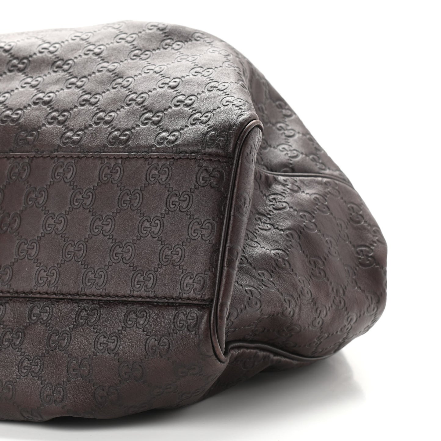 Guccissima Signature Large Sukey Tote Chocolate