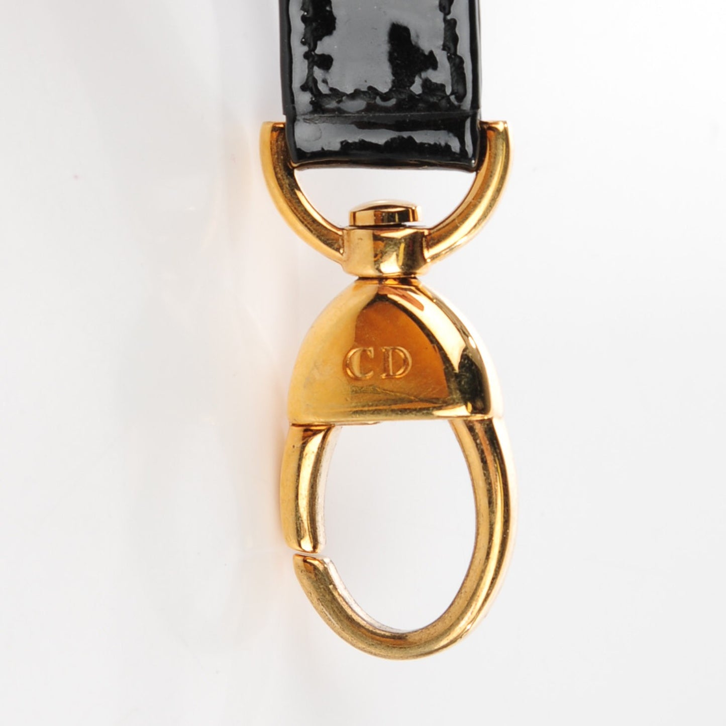 Patent Cannage Medium Lady Dior Black