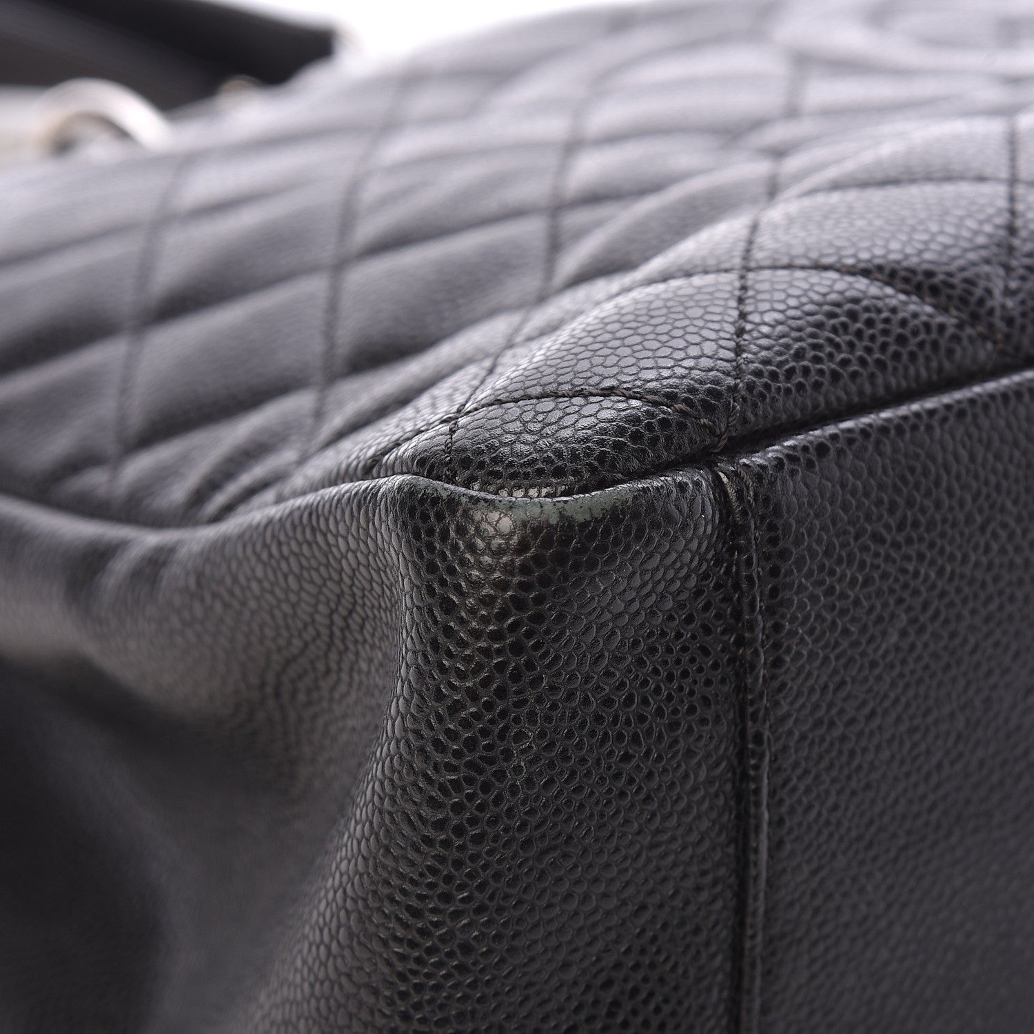 Chanel Caviar Quilted Grand Shopping Tote GST Black 8 of 13