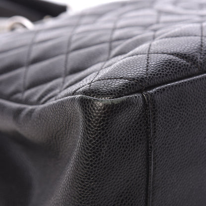 Chanel Caviar Quilted Grand Shopping Tote GST Black 8 of 13