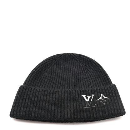 Louis Vuitton Cashmere Monogram LV Dual Beanie Black 1 of 5