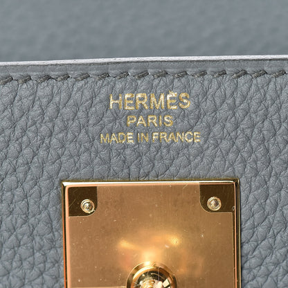 Hermes Togo Kelly Retourne 28 Vert Amande 8 of 40