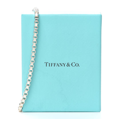 Tiffany Sterling Silver 4mm Venetian Link Necklace 6 of 6