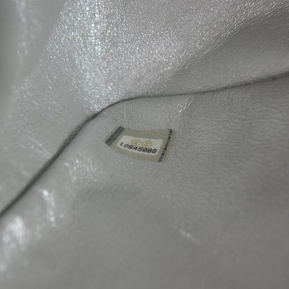 Chanel Lambskin Jumbo Flap Silver 9 of 10