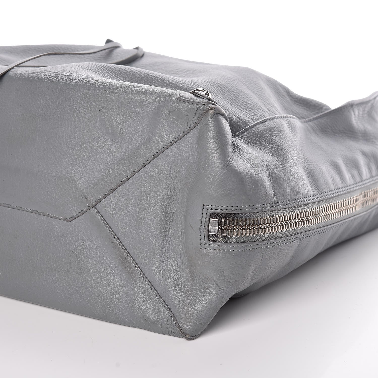 Balenciaga Veau Papier A4 Zip Around Tote Grey 6 of 21