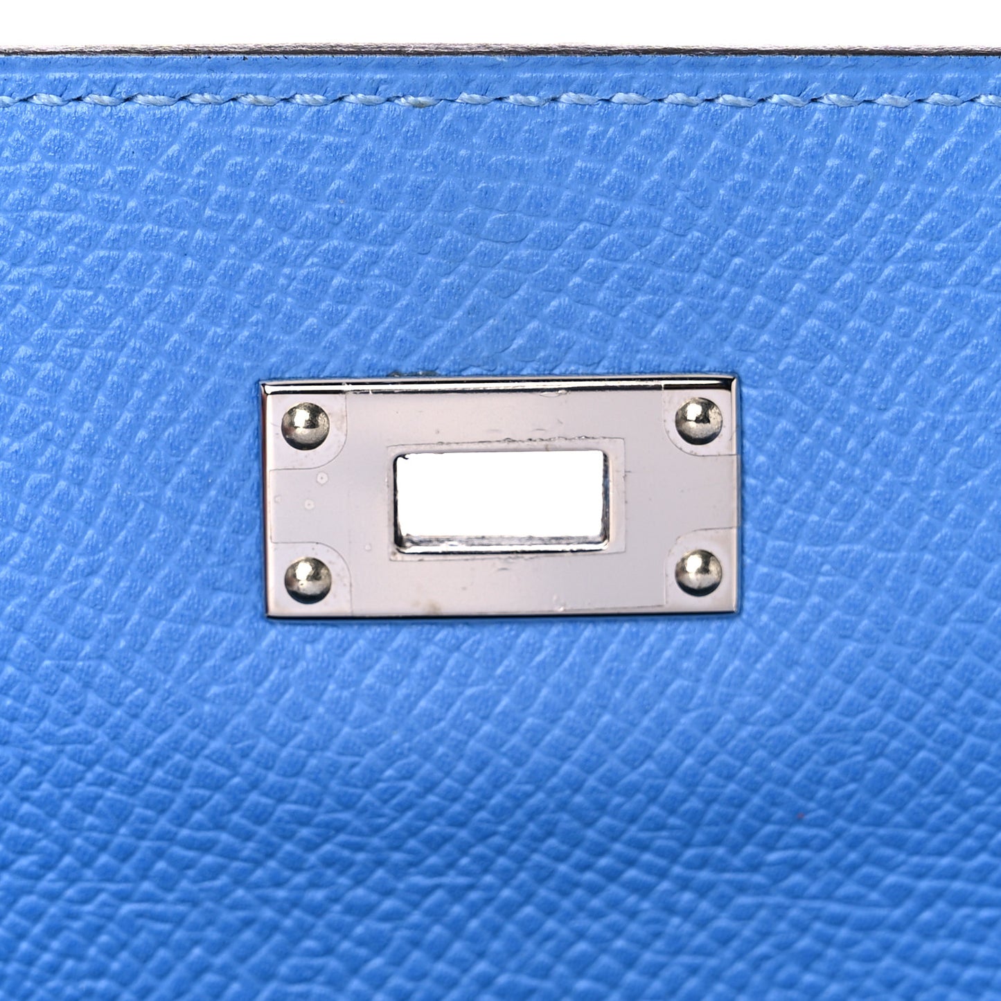 Epsom Kelly Longue Wallet Bleu Paradis