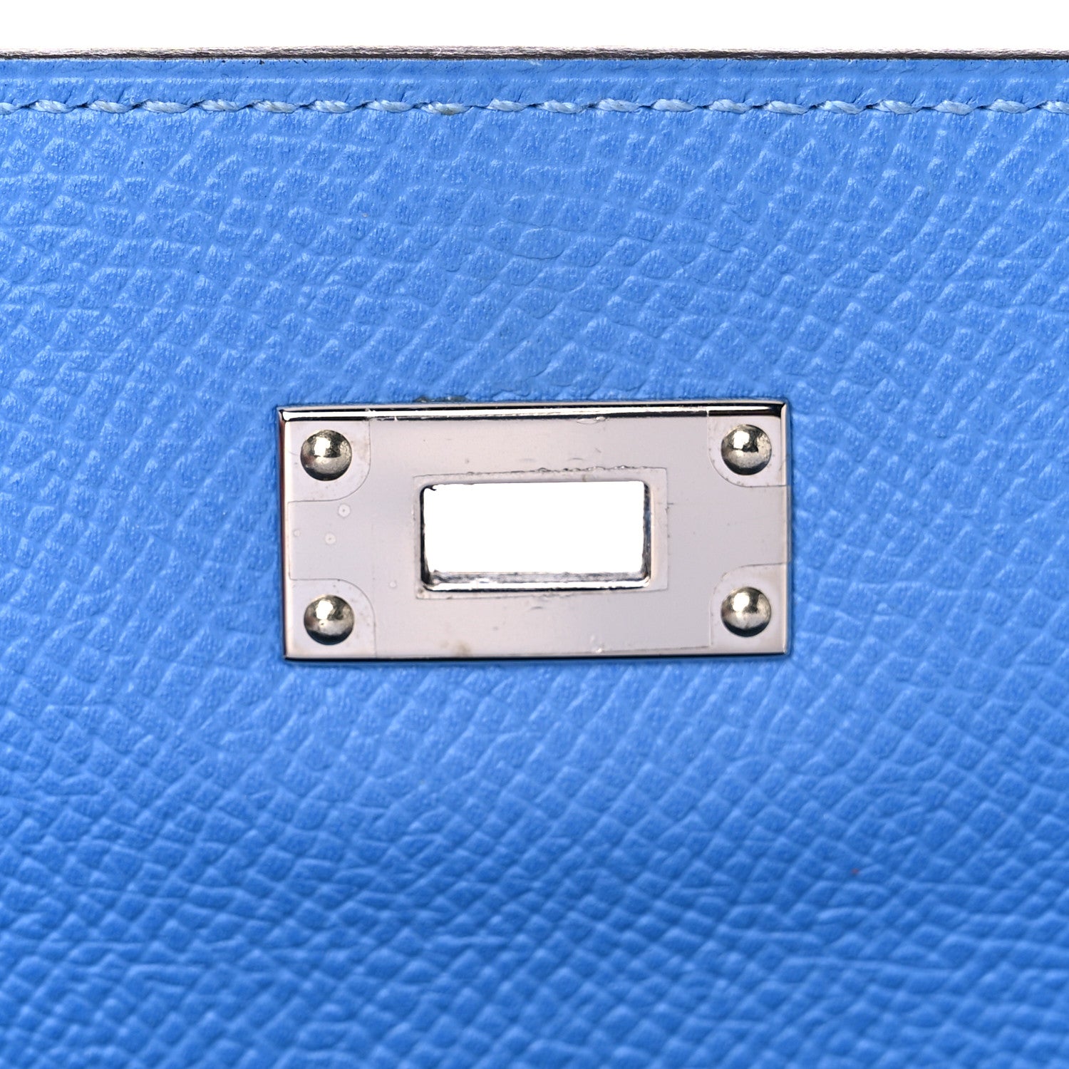 Hermes Epsom Kelly Longue Wallet Bleu Paradis 8 of 12