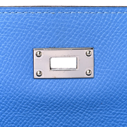 Hermes Epsom Kelly Longue Wallet Bleu Paradis 8 of 12