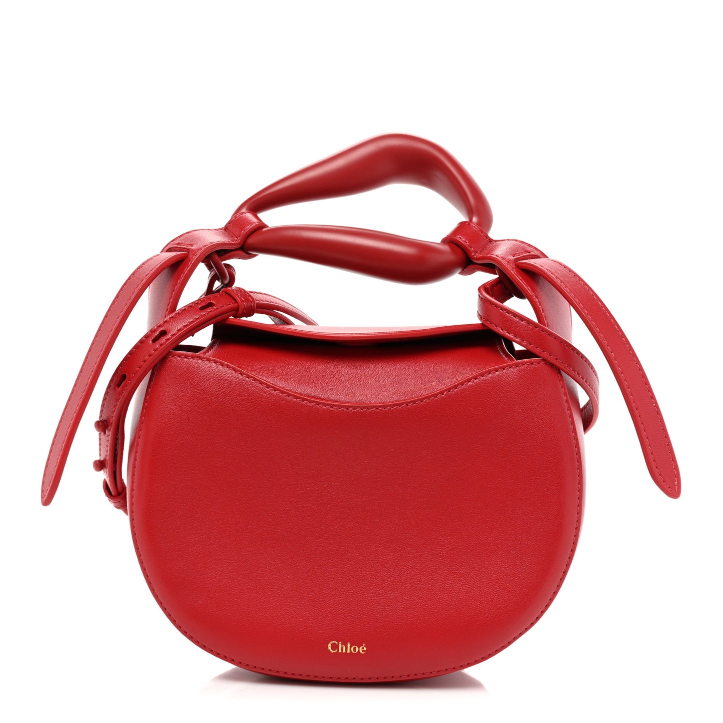 Nappa Small Kiss Bag Red Crush