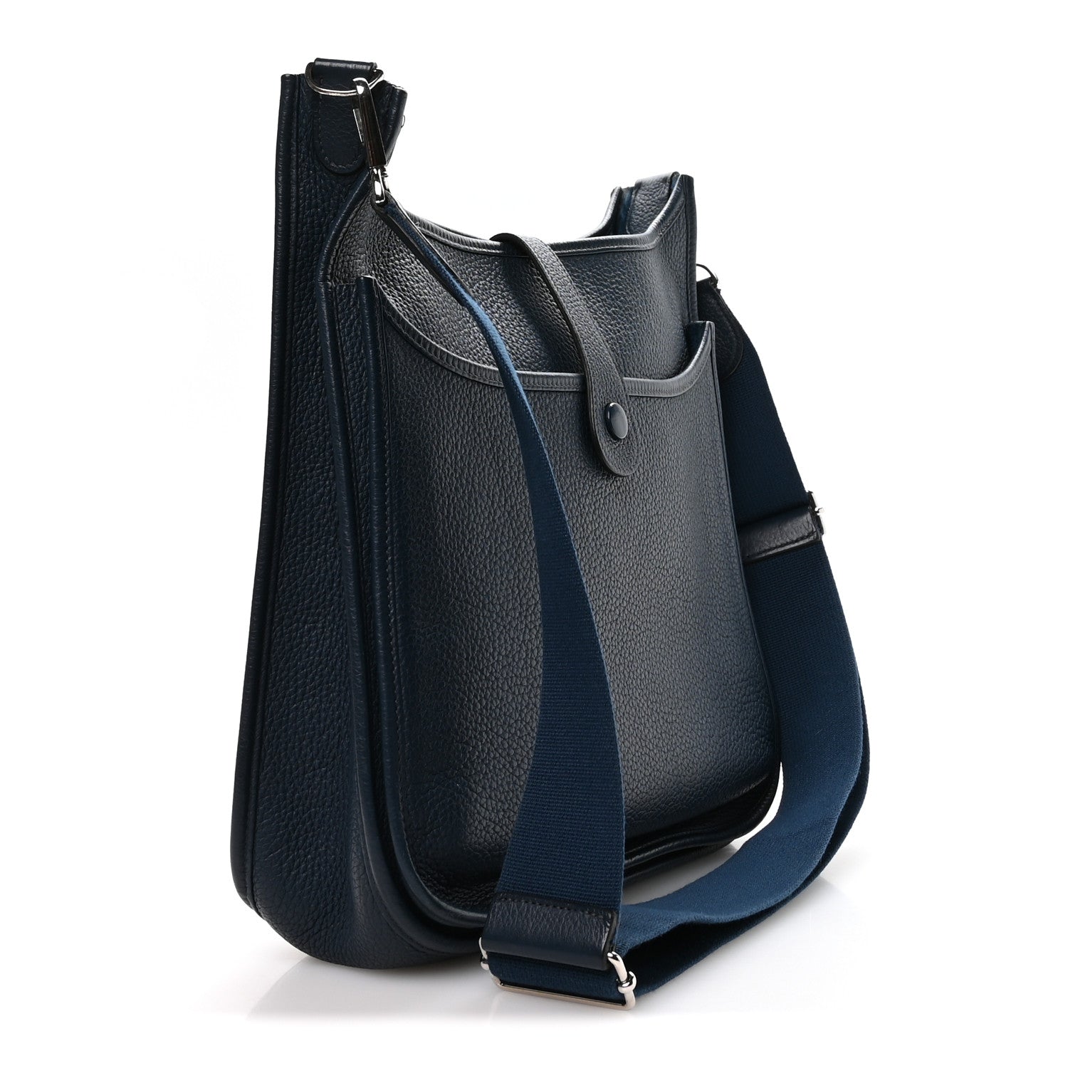 Hermes Taurillon Clemence EVELYNE III GM Blue De Prusse 3 of 10