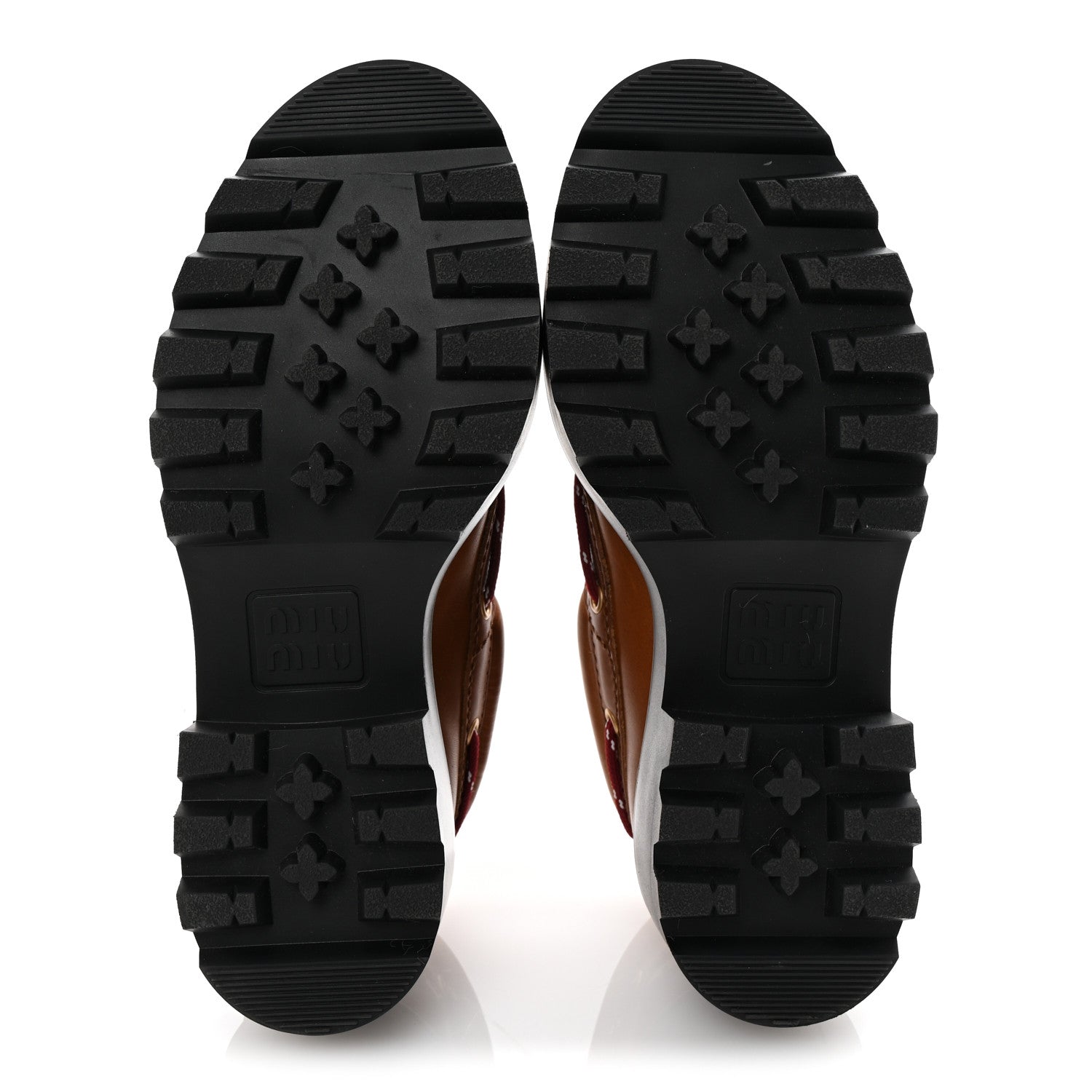 Miu Miu Vitello Platform Loafers 38.5 Cognac 6 of 10