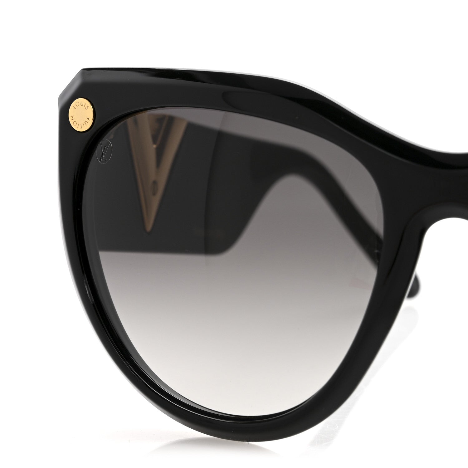 Louis Vuitton Acetate My Fair Lady Sunglasses Z1254W Black 8 of 9