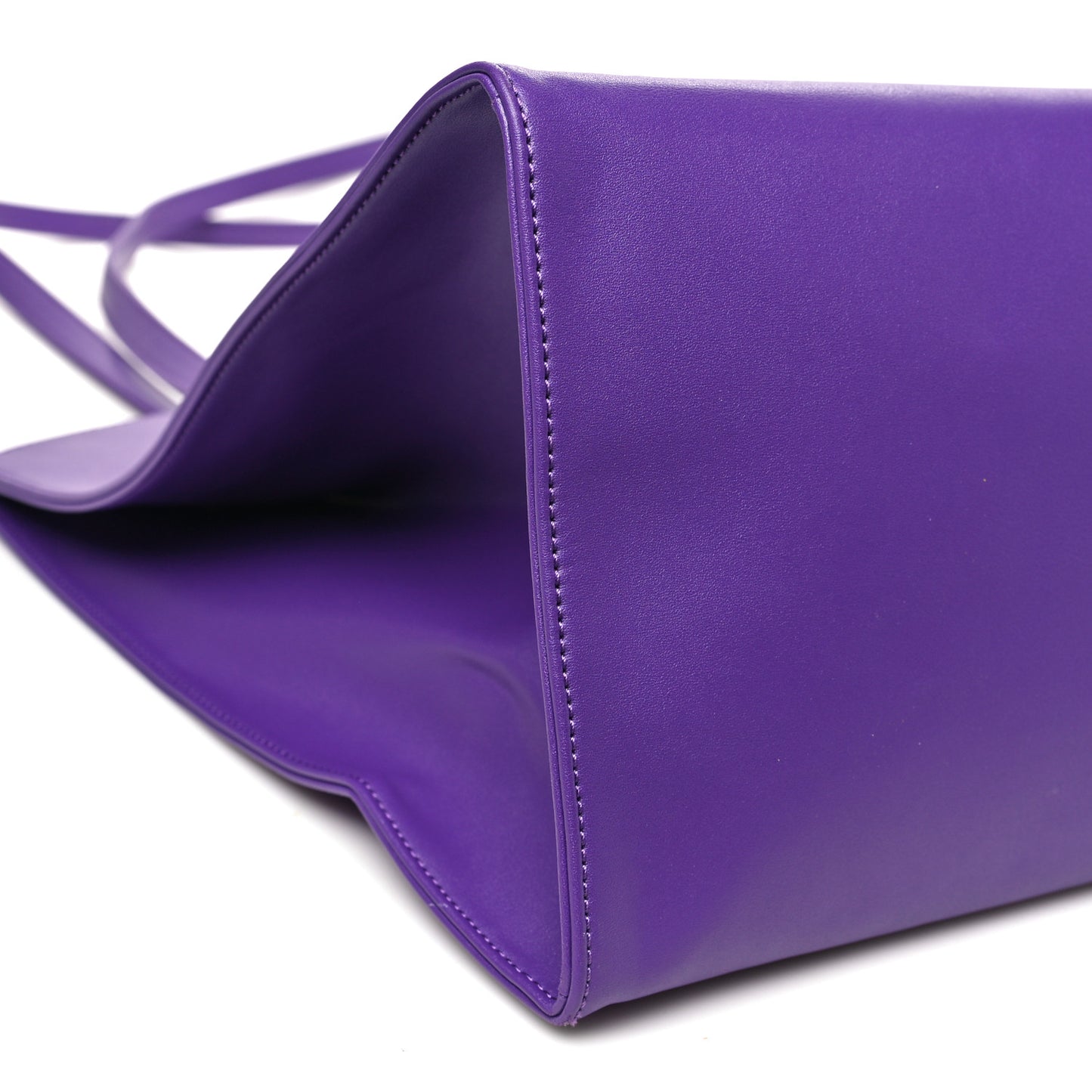 Vegan Leather Large Shopping Bag Grape