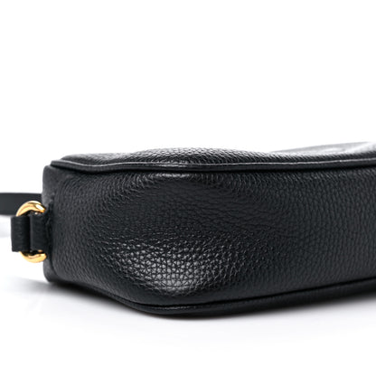 Gucci Pebbled Calfskin Mini Soho Disco Bag Black 9 of 12