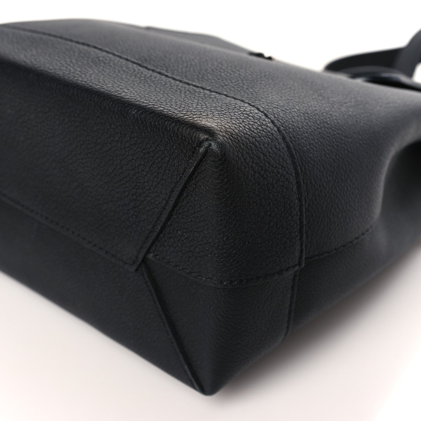 Calfskin Lockme Backpack Black