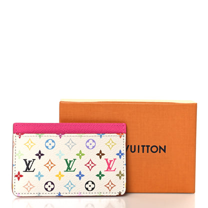 Louis Vuitton LV X TM Monogram Multicolor Card Holder Kawaii Pink 7 of 7