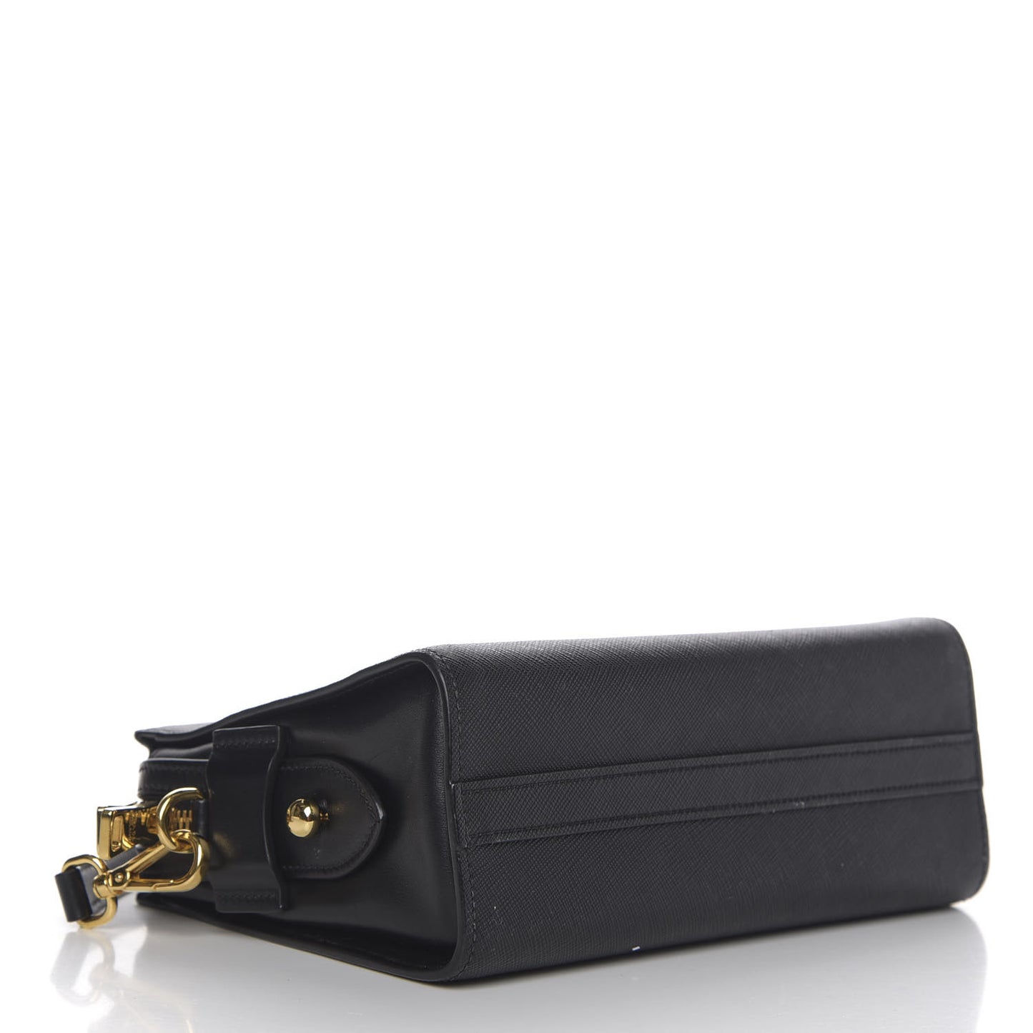 Saffiano Esplanade Crossbody Bag Black