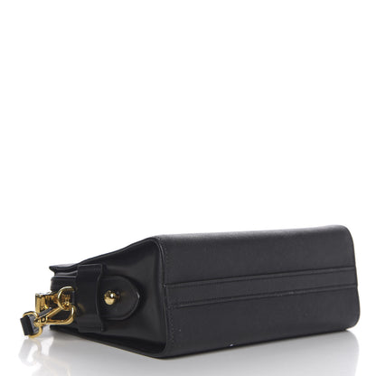Prada Saffiano Esplanade Crossbody Bag Black 3 of 9