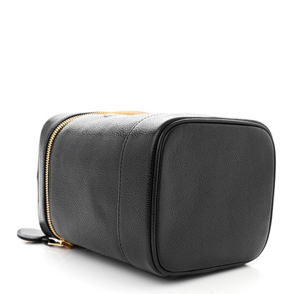 Chanel Caviar Vanity Cosmetic Case Black 5 of 11