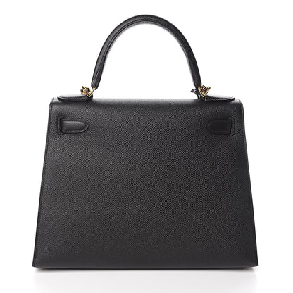 Hermes Epsom Kelly Sellier 28 Black 4 of 37