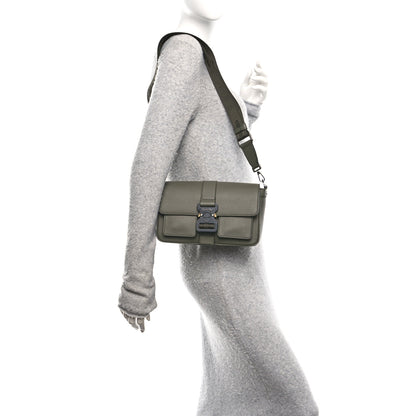 Christian Dior Grained Calfskin Hit The Road Bag Dark Green 2 of 10