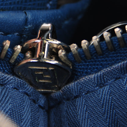 Fendi Vitello Elite Regular 2Jours Tote Blue Cobalto 9 of 9